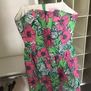 Lilly Pulitzer strapless dress